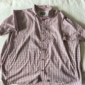Men’s Drake button down short sleeve shirt